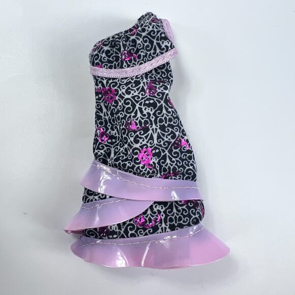 MONSTER HIGH Rochelle Goyle Ghouls Night Out Replacement PINK & BLACK DRESS Only - Picture 1 of 2